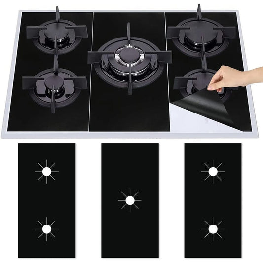 1 Set 5-Hole Gas Stove Pad Protective Cover