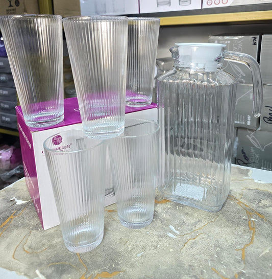 7pc Water Glass Set