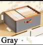 Versatile Foldable Double Compartment Closet Organizer