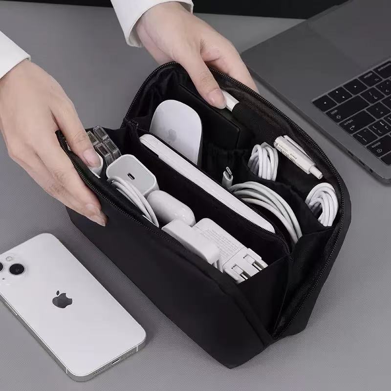 Trendy Multi-functional Data Cable Storage Bag
