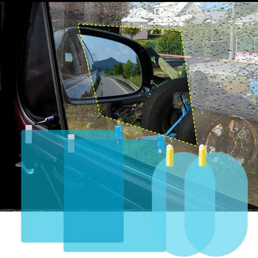 4 Pcs Car Window Anti Fog Rainproof Window