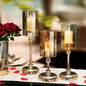 1PC  Luxury Glass Candlestick Set