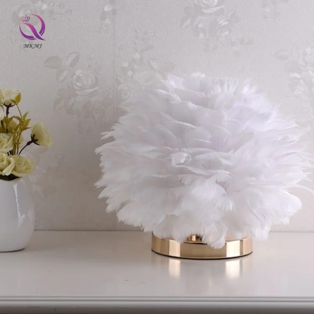 Feather Table Lamp