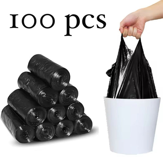 100pcs Black Trash bags