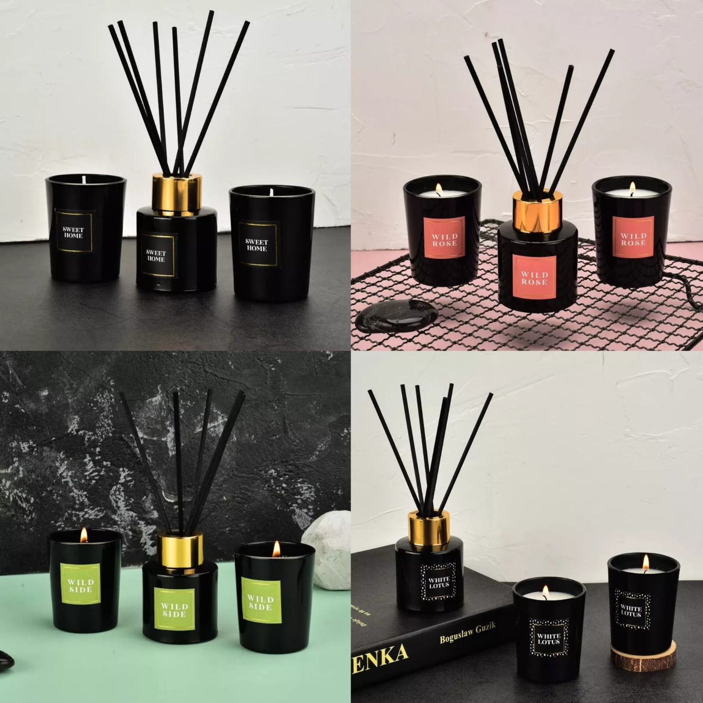 50ml Reed Diffuser + 2pc Scented Candles