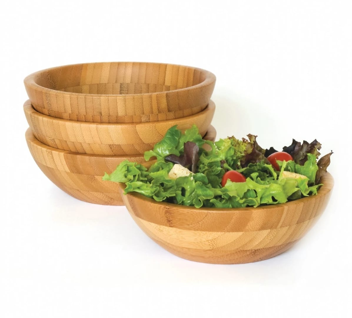 1pcs HIGH QUALITY BAMBOO MIXING/SALAD BOWL