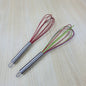 1pc Silicone & Stainless Steel Whisk