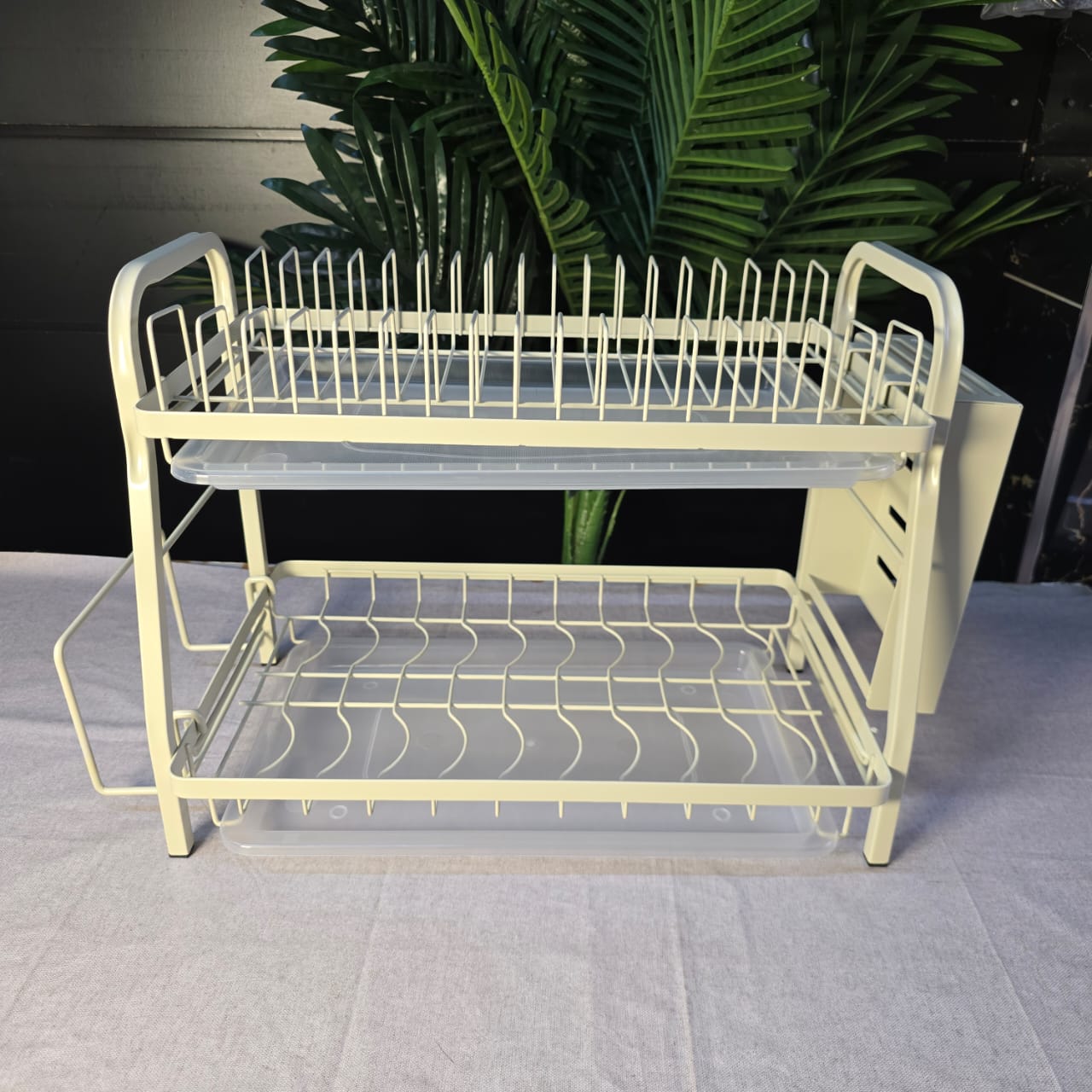 2 Layer High Quality White Dishrack