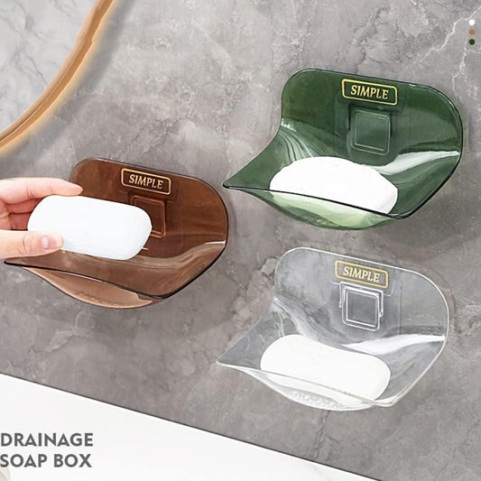 1pcs Soap Rack No Drilling Wall Mounted Soap Holder