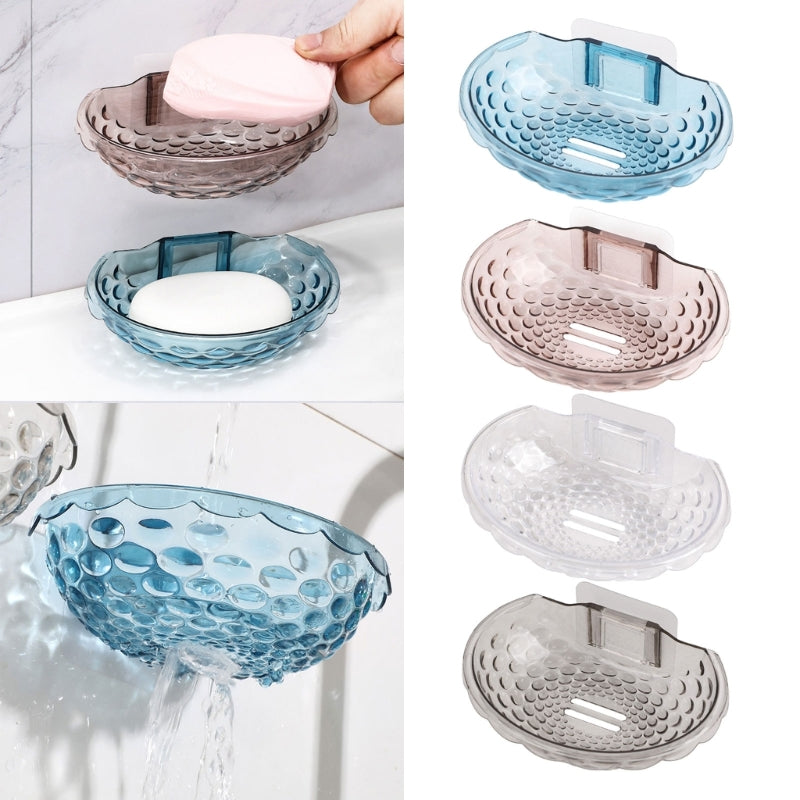 1 Pcs Household Self Adhesive Soap Sponge Dish