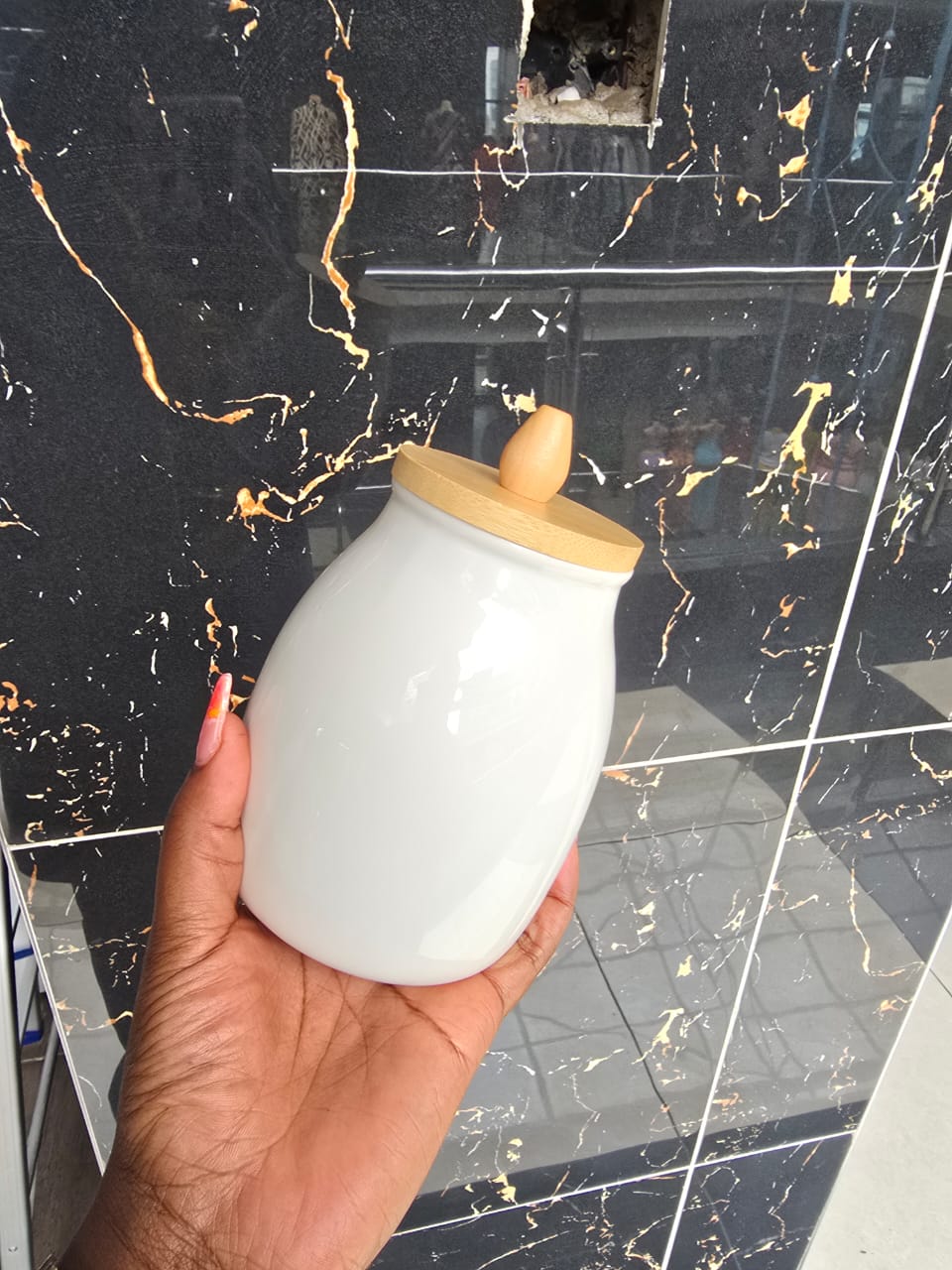 Single  Ceramic Canister