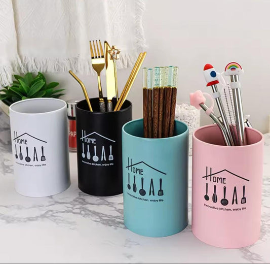 High quality stainless steel cutlery holder.
