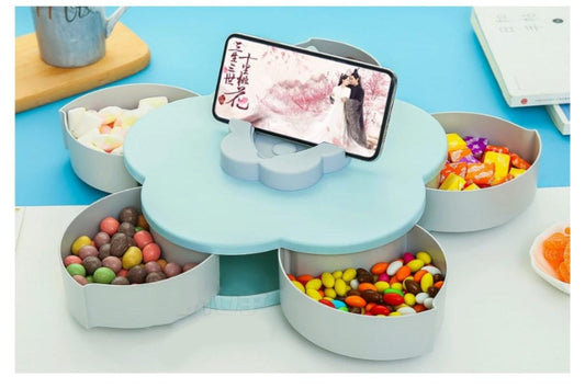 ROTATING PETAL TRAY SNACK