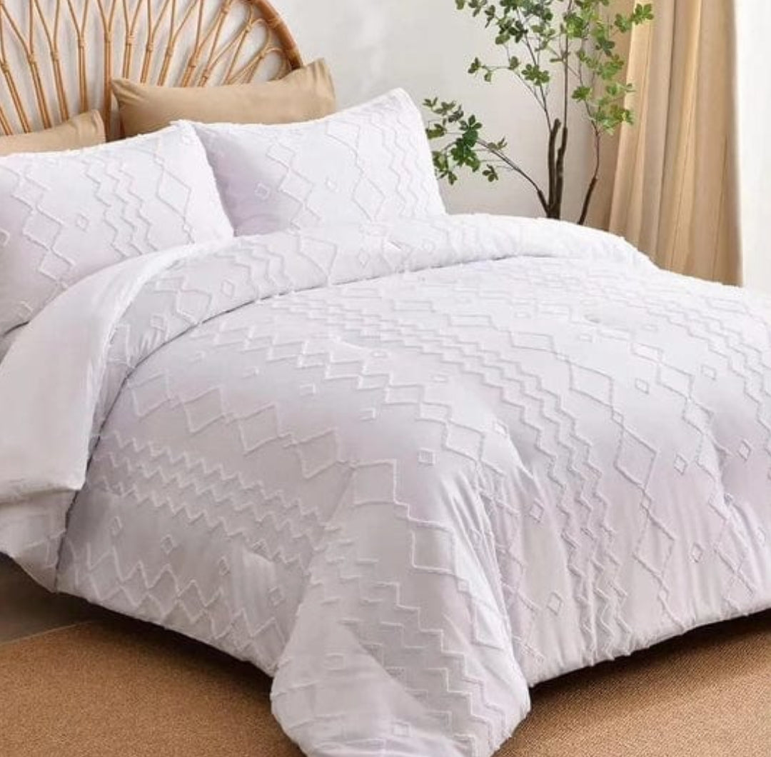 4 pcs Tufted duvet cover set