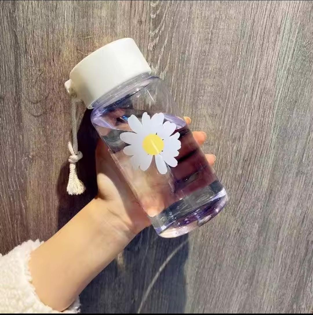 1pcs Cute transparent water bottles.