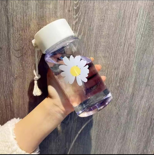 1pcs Cute transparent water bottles.