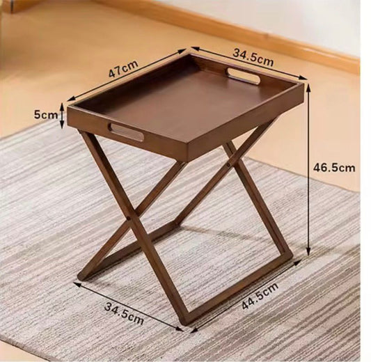 Foldable Wooden Side Table