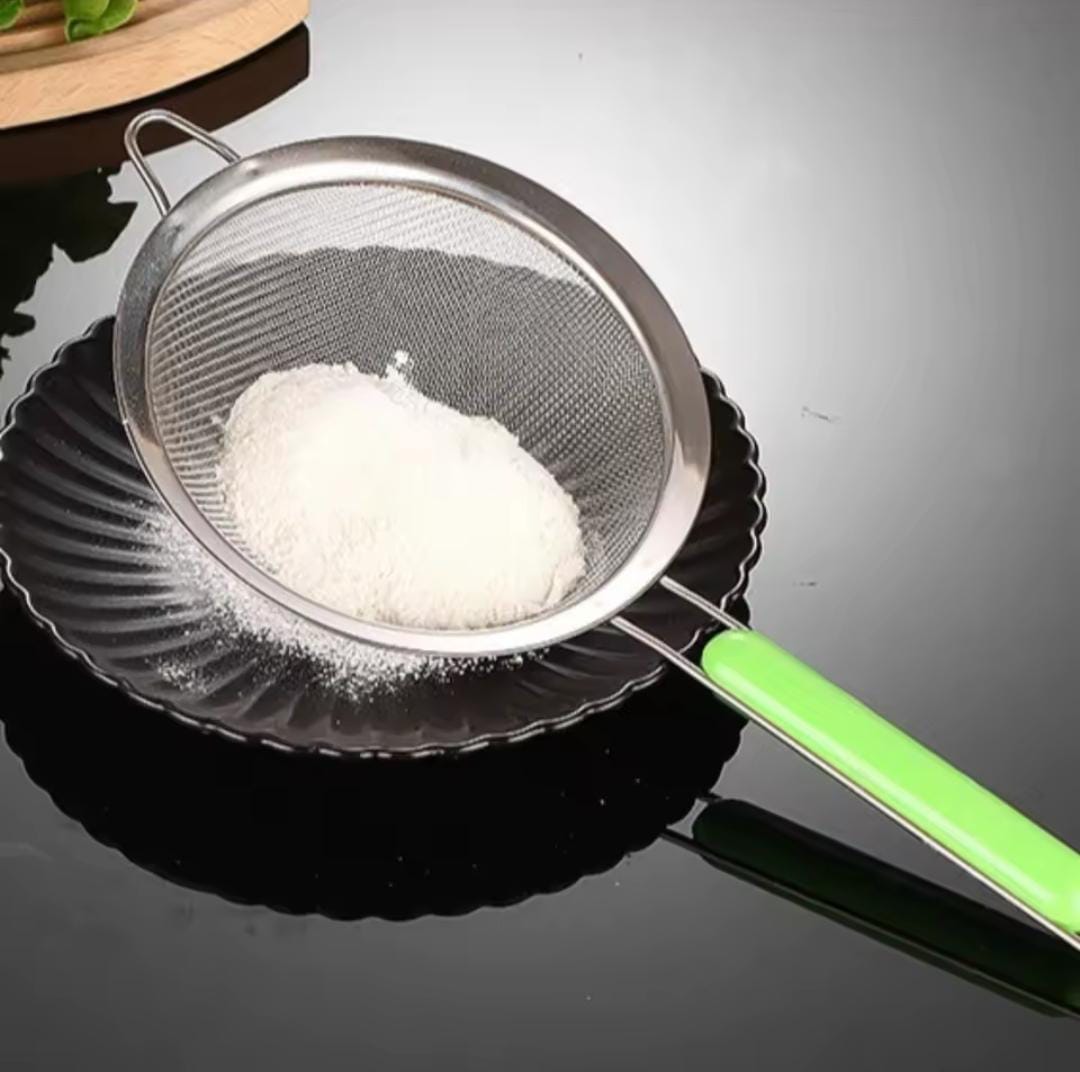 Durable stainless steel strainer