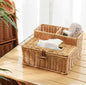 3 slots storage organizer with serviette holder