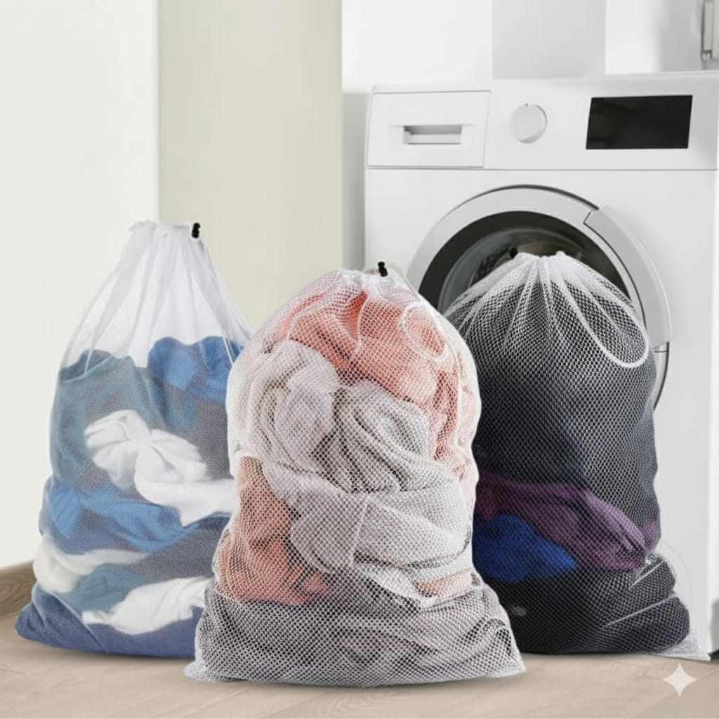 3 PCS EXTRA LARGE SIZE LAUNDRY BAGS
