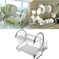 2 layer Stainless Dish Rack