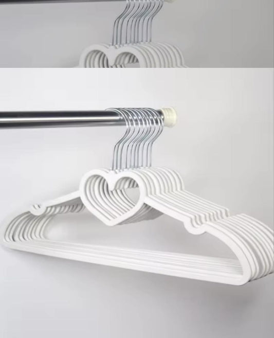 10pcs Abs heart hangers