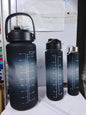 3 in 1 motivational water bottles set