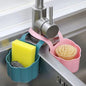 1PCS Kitchen Sink Drainer Basket Soap Sponge Holder