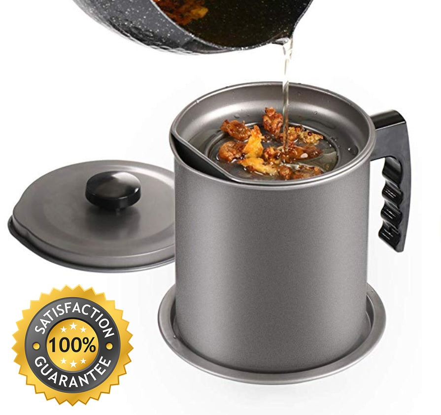 Metallic black 1.5 Oil  sieve