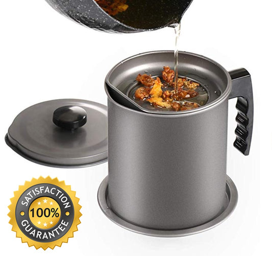 Metallic black 1.5 Oil  sieve