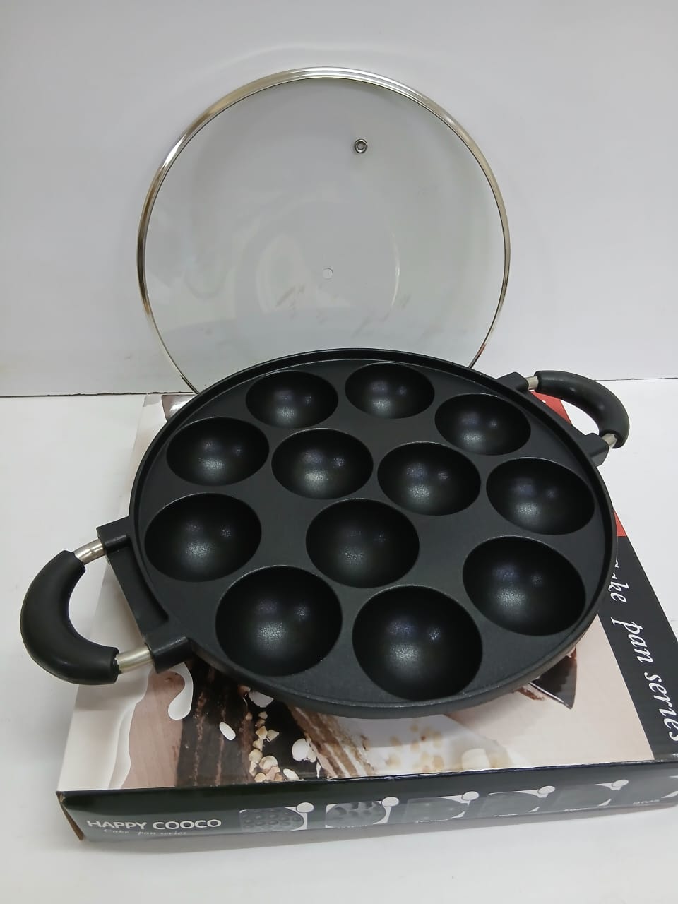 12Holes Non stick round vitumbua maker