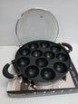 12Holes Non stick round vitumbua maker