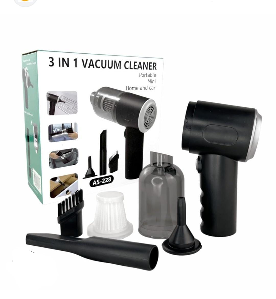3 in 1 Wireless car Vacuum cleaner