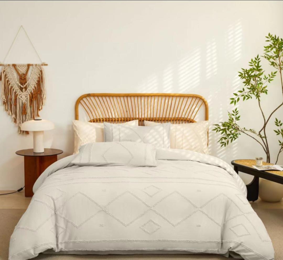 4 pcs Tufted duvet cover set