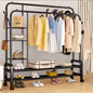 Double Layer Garment Rack Floor