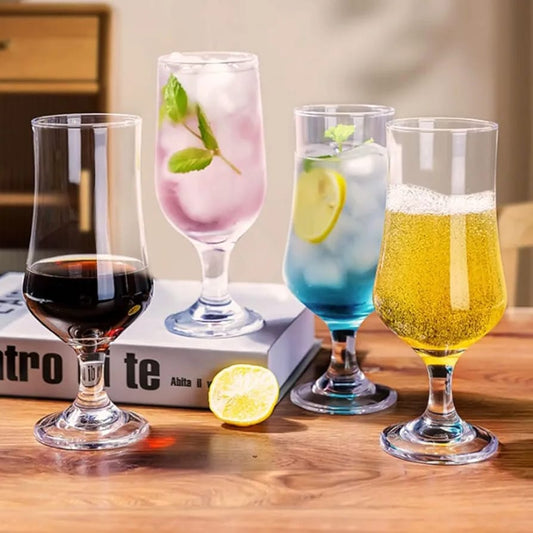 6pcs Tulip Shape Cocktail Glasses