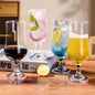 6pcs Tulip Shape Cocktail Glasses
