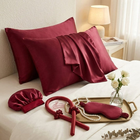 7 in 1 Ladies sleeping silk night set
