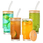 AESTHETIC HIGHBALL CRYSTAL RIBBED GLASS
