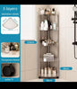 Stainless Steel Wheeled Corner Storage Shelf