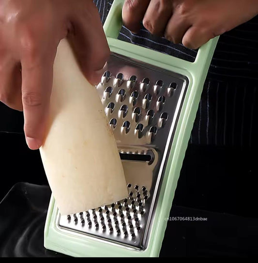 Multifunctional stainless steel grater + peeler