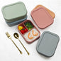 1PC partitioned leak proof silicone lunch box