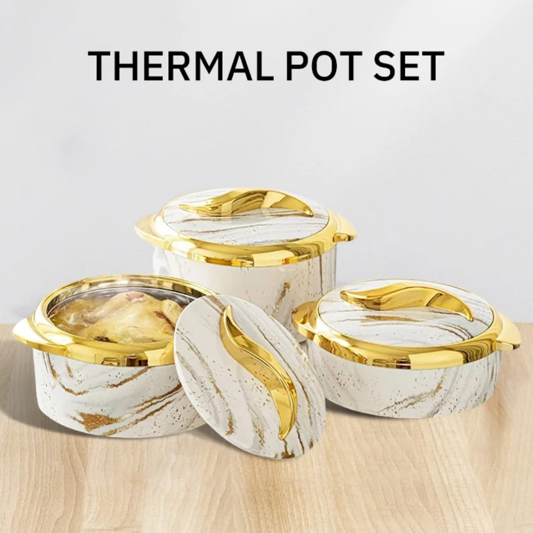 3pcs Hot Pot Food Warmer Set