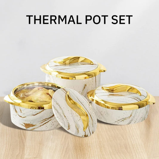 3pcs Hot Pot Food Warmer Set