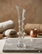 Flower vase stem crystal clear