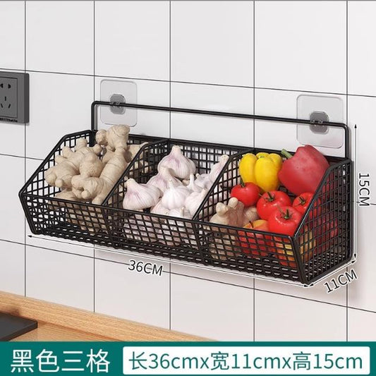 36cm Wall Mounted Kitchen Storage Basket