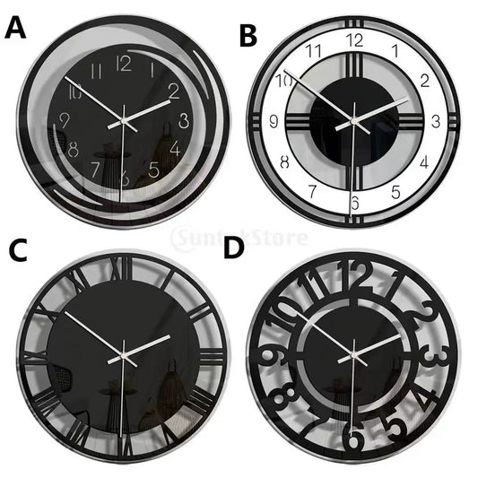 1pc Creative 30cm Acrylic Wall Clock