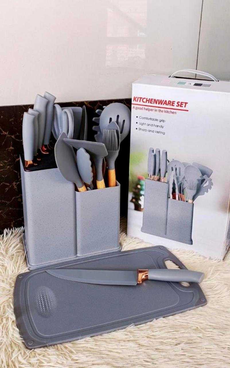 19PC Executive Silicone Spoons