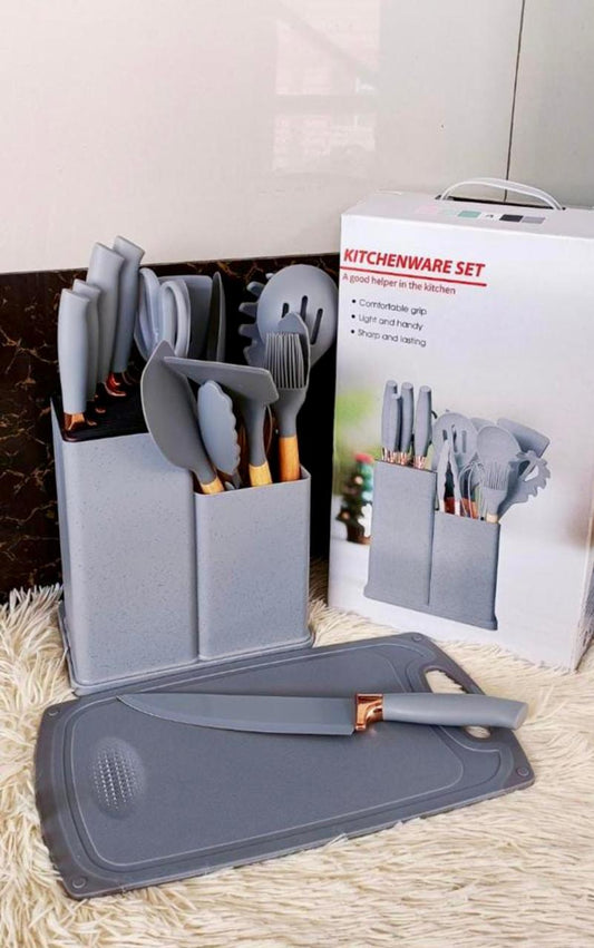 19PC Executive Silicone Spoons