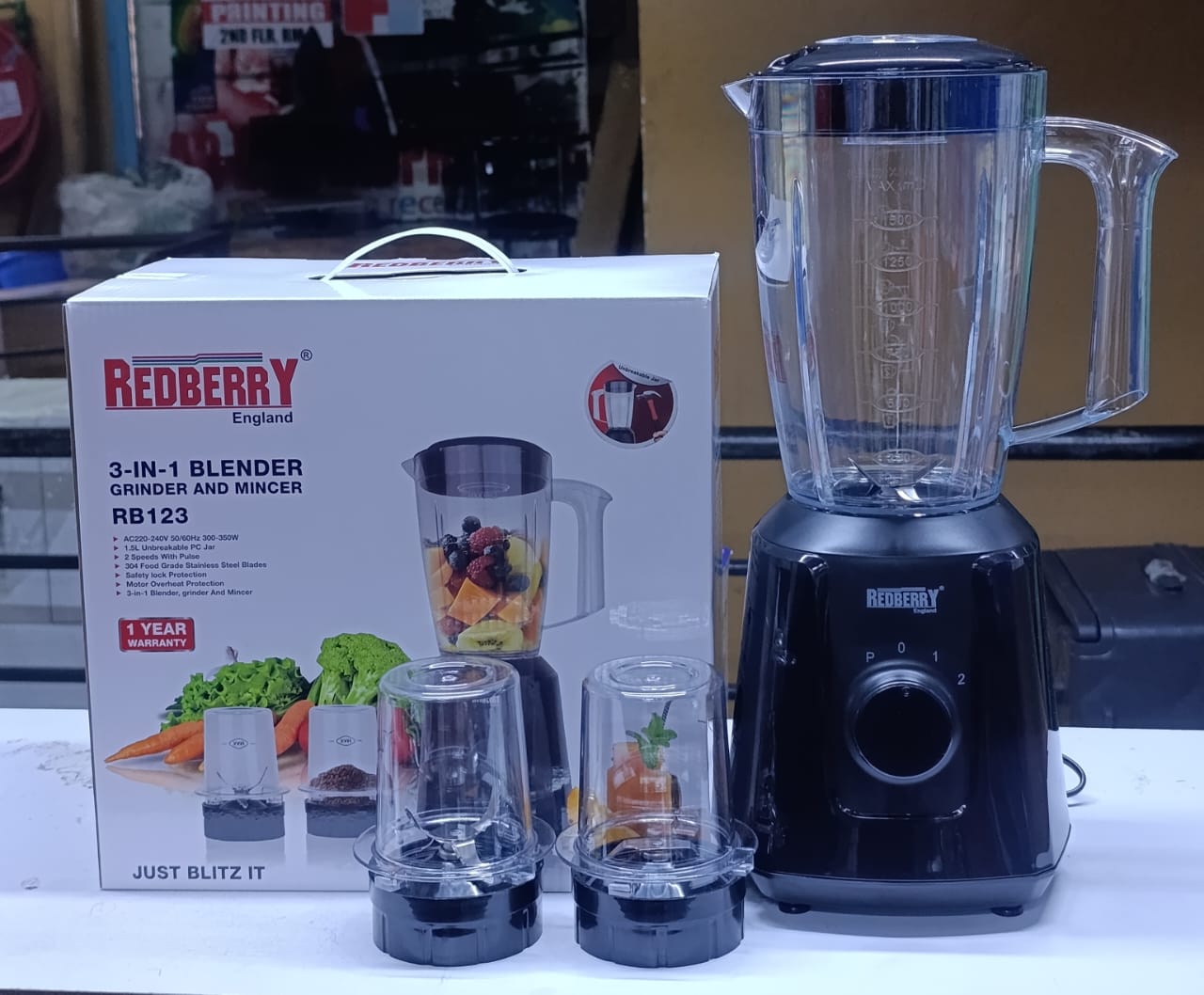 3 in 1 REDBERRY BLENDER